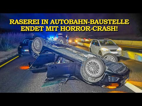 [,,Ich dachte er lebt nicht mehr, dann bewegte er seinen Arm"] Audi überschlägt sich bei Raserunfall