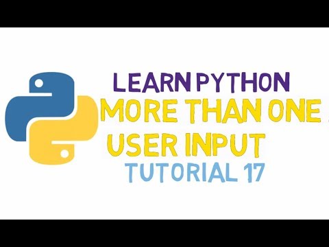 17 Python Tutorial More Than One Input Python Hindi