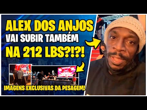 ALEX DOS ANJOS PODE SUBIR NA 212 LBS NO PORTUGAL PRO!  VEJA IMAGENS EXCLUSIVAS DA PESAGEM!