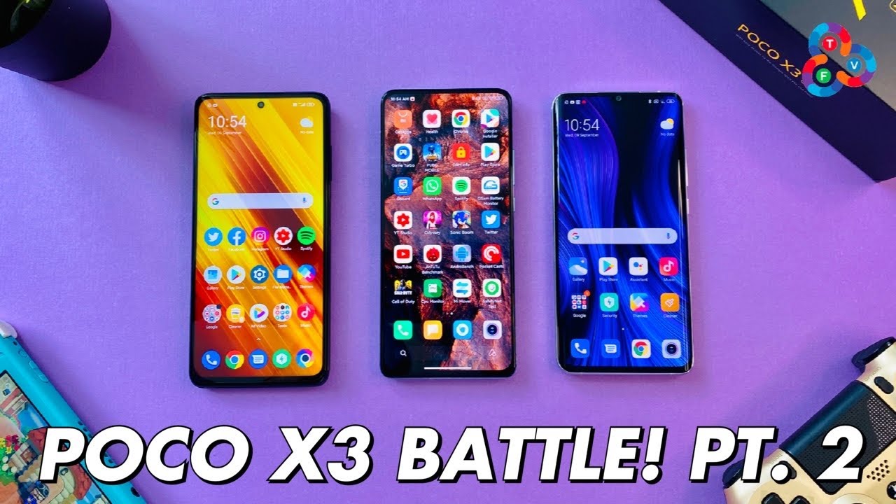 POCO X3 NFC vs K30 Ultra vs Mi Note 10 Lite - XIAOMI MIDRANGE BATTLE! (Part 2)