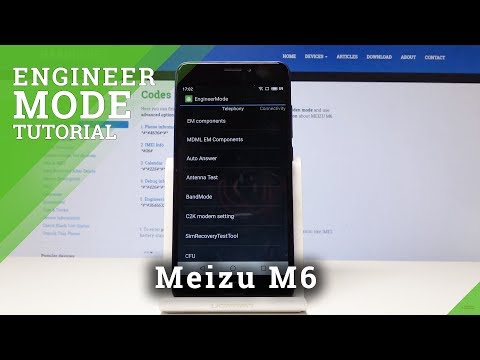 How to Activate Test Mode in Meizu M6 - MEIZU Engineer Mode