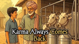 Karma Always Comes Back || A life-changing greedy milkman story and improve english ||