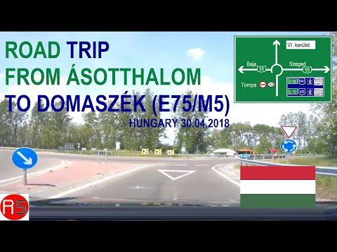 ROAD BY STEVČA - ROAD TRIP ÁSOTTHALOM (5511) / DOMASZÉK (E75/M5) 04.2018