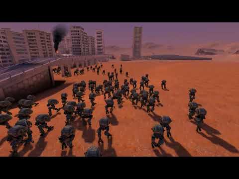 15000 Mech Walkers VS 18000 Tables - Ultimate Epic Battle Simulator 2  UEBS 2