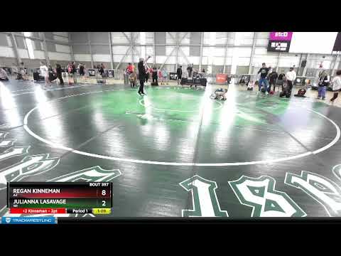 65 Lbs 3rd Place Match - Regan Kinneman, AZ Vs Julianna LaSavage, WI B255
