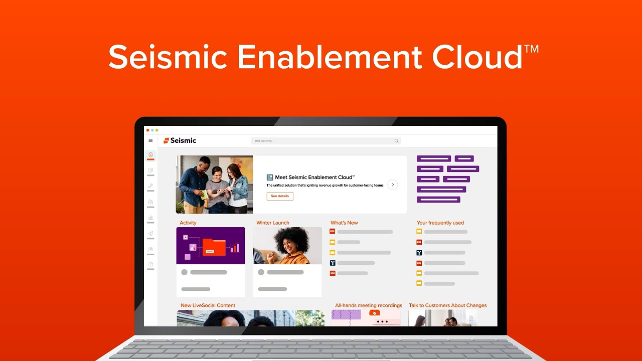 The Seismic Enablement Cloud Overview