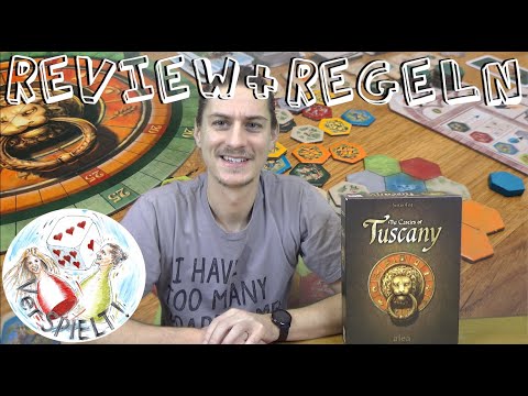 Castles of Tuscany Review + Regeln, Stefan Feld, alea, Der Burgen von Burgund Nachfolger