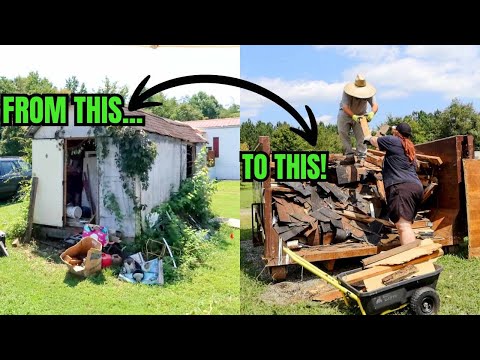 BACKYARD MAKEOVER TRANSFORMATION | EPISODE 7 | summer outdoor yard clean up