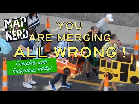 YOURE MERGING ALL WRONG!: The Zipper Merge! #traffic #highway #road #zipper #merge #engineering