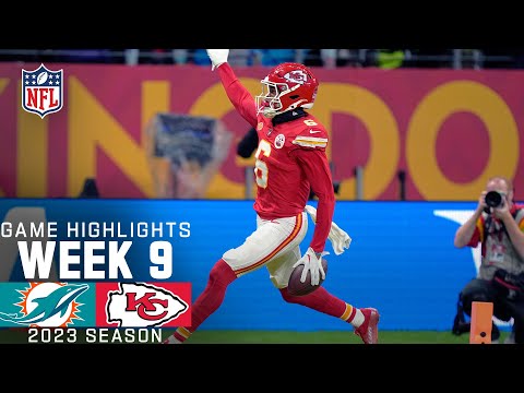 Miami Dolphins vs. Kansas City Chiefs Game Highlights | NFL 2023 Week 9