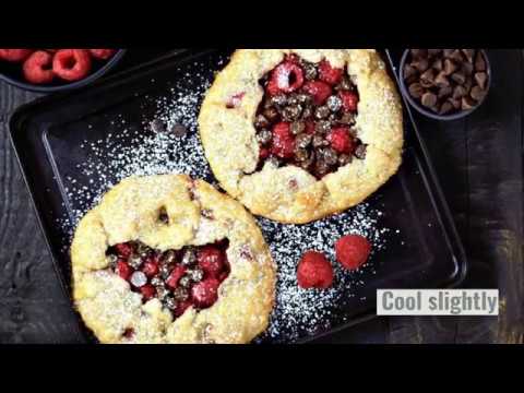 Individual Chocolate Raspberry Galettes