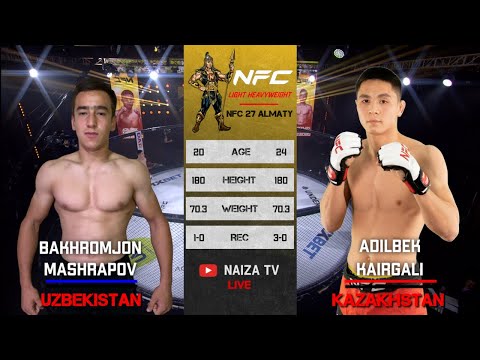 ЖЕСТКИЙ УЗБЕК СЛОМАЛ!Бахромжон Машрапов VS Адильбек Каиргали  Bakhromjon MashrapovVSAdilbek Kairgali