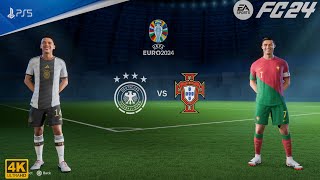 FC 24 - Portugal Vs Germany - UEFA EURO 2024 FINAL | Ft. Ronaldo,Musiala| PS5™ [4K60]