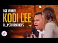 AGT Winner Kodi Lee ALL Performances on America's Got Talent EVER!