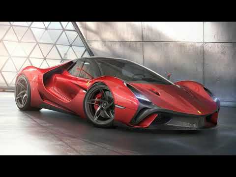 Ferrari Stallone = a 2000 HP Laferrari? + Mclaren P1? + Lamborghini Sian?. Designed by Murray Sharp