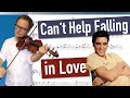 Can T Help Falling In Love Elvis Presley Violin Cover Playalong Violin Sheet Music