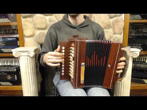 BELTMELDP - Paduk Beltuna Diatonic Button Accordion Irish Melodeon D LMMH 10 2 $2999