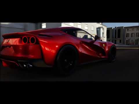 "The Beauty Of Power" Ferrari 812 Superfast - Blender Car Animation