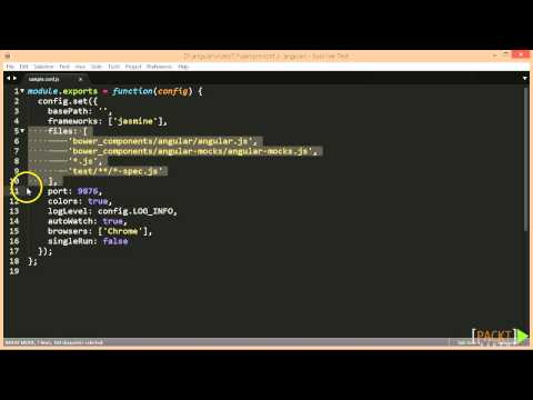 Building an Application with AngularJS Tutorial Installing Karma | packtpub com