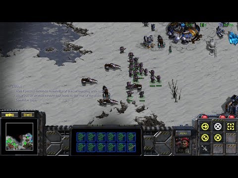 StarCraft: Remastered Co-op Campaign BW Terran Mission 1 - First Strike
