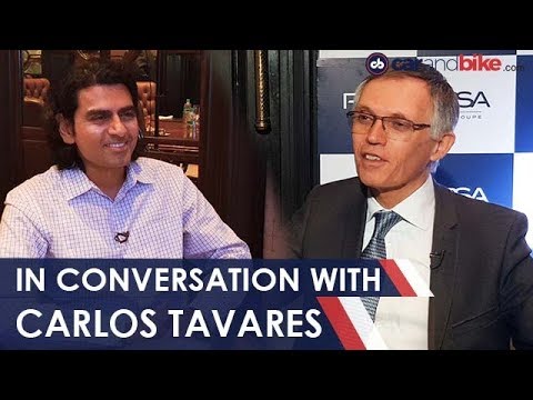 In Conversation With  Carlos Tavares, Chairman of the Managing Board, Groupe PSA | NDTV carandbike