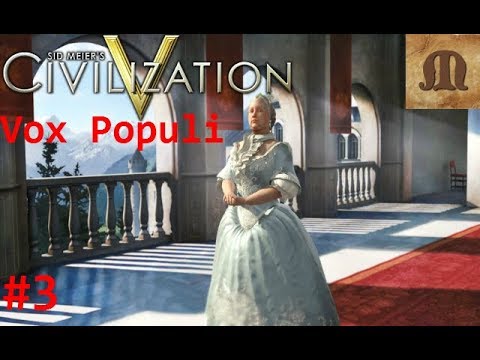 Let's Play Civilization 5 Vox Populi - Austria One-city challenge p.3 (deity, epic)