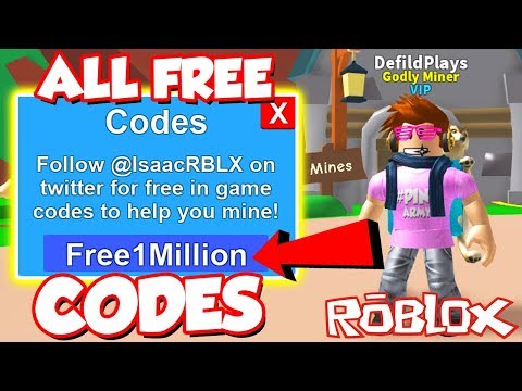 Codes All Up To Date Twitter Money Codes In Roblox Mining Simulator - codes all up to date twitter money codes in roblox mining simulator so many free items