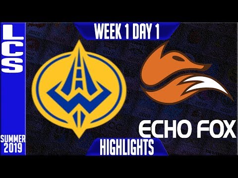 GGS vs FOX Highlights | LCS Summer 2019 Week 1 Day 1 | Golden Guardians vs Echo Fox