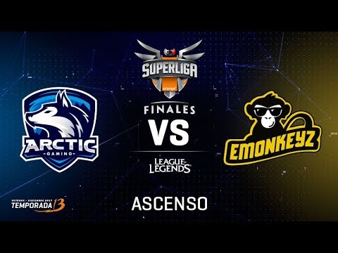 ASCENSO SUPERLIGA ORANGE - ARCTIC VS EMONKEYZ - Mapa 3 - #ASCENSODESCENSOLOL