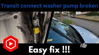 Ford transit washer pump fix