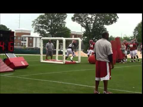 A'Shawn Robinson returns to Alabama practice after injury, April 14, 2015