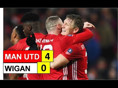 Manchester United 4-0 Wigan