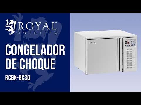 vídeo - Congelador de choque - 29,5 L - Royal Catering - capacidad de congelación: 4 kg / 209 min