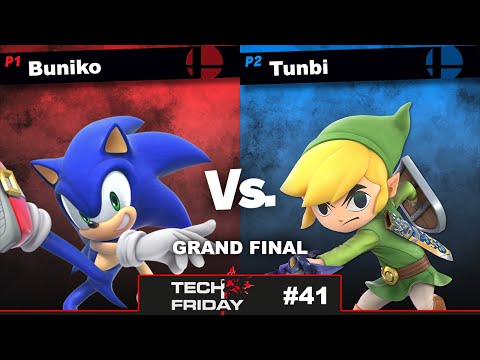Tech Friday #41 Grand Final - Buniko [L] (Sonic) Vs. Tunbi (Toon Link)  Smash Ultimate - SSBU