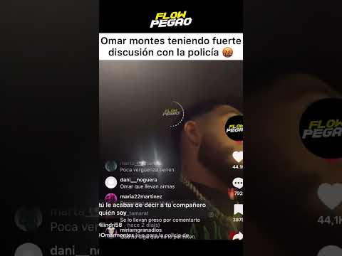 Omar montes, discusión fuerte con la Policía !! [ Parte 1 ] - #virlal