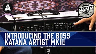 Video thumbnail for NEW Boss Katana Artist MKII - Double Your Tone with Next-Gen Features! - NAMM 2020 by Andertons Music Co