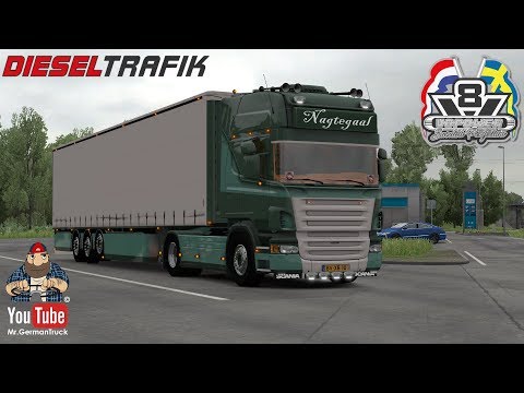 [ETS2 v1.32] Scania R V8 Sound & Owned Trailer *Nagtegaal*