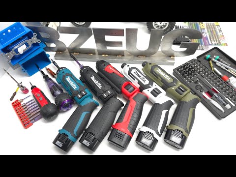 7.2V Pen Driver and Impact Comparison: Panasonic EZ7421, Makita Driver DF012DZ, Makita Impact TD022D