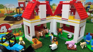 LEGO Bauernhof Set 60346 Großer Bio Bauernhof zum aufklappen, mit vielen Tieren!