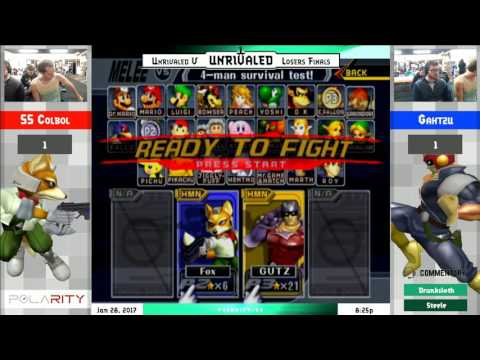 Unrivaled 5 Melee - SS Colbol (Fox) vs Gahtzu (Falcon) - Losers Finals