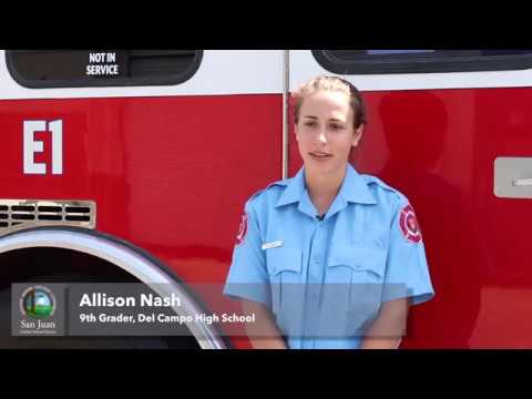 Del Campo’s fire control technician pathway receives new fire engine