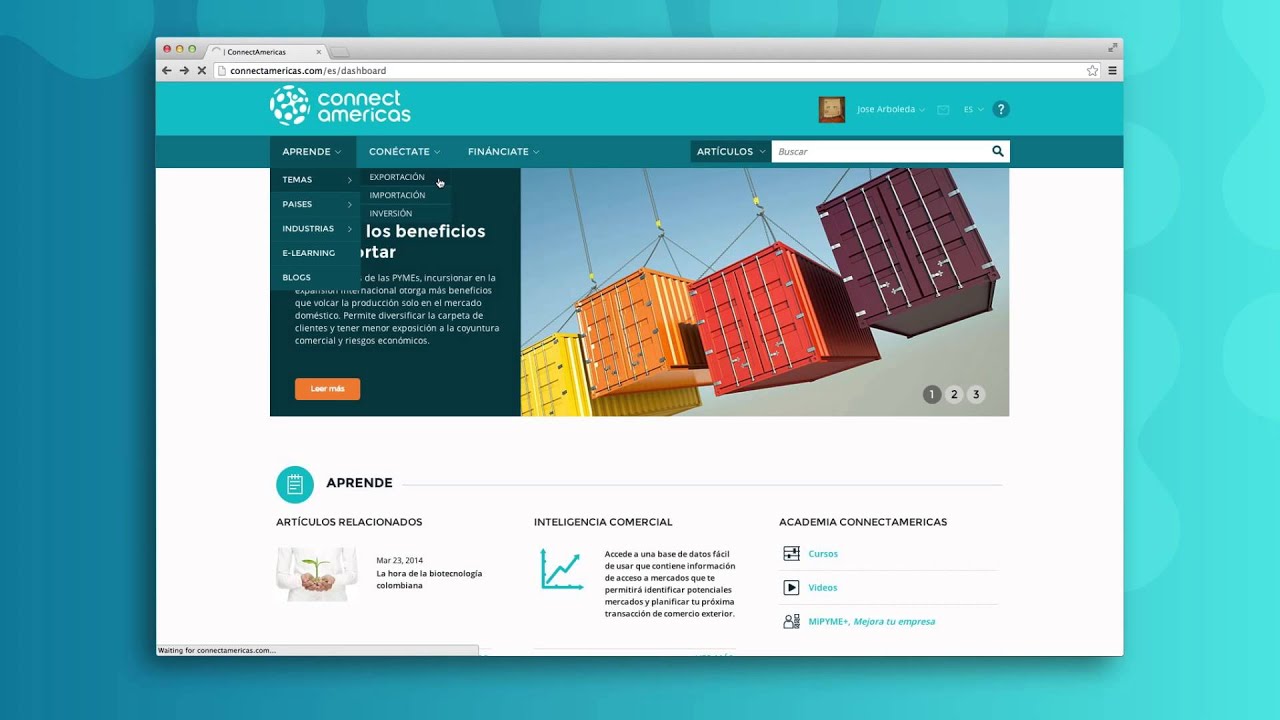 Learn how ConnectAmericas.com works