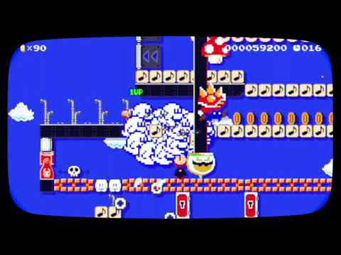 SMB Cannonball ShellPuLsion Auto by ★smiley★ - SUPER MARIO MAKER - NO COMMENTARY 1bf