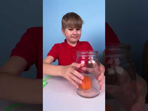 Can You Sink This Mandarin? 😱 STEM Science Challenge! 🍊💧 #shorts #experiment