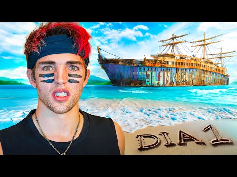 I SURVIVED 1 DAY ON AN ABANDONED SHIP