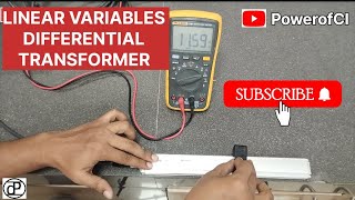 Construction & Working of LVDT || Linear variable differential transformer Working Principle || LVDT