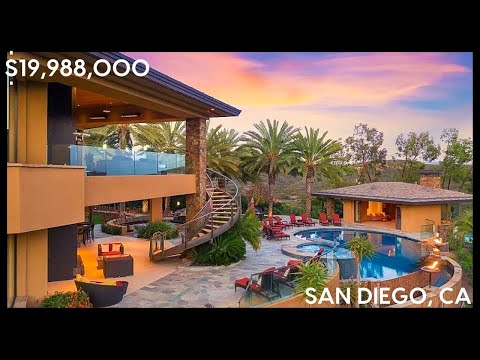 $19,988,000 LUXURY REAL ESTATE TOUR - SAN DIEGO, CA