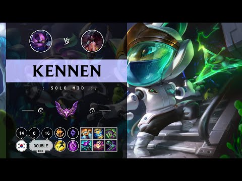 Kennen Mid vs Akali - KR Master Patch 14.11