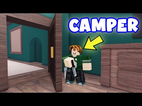 I Went Against a PRO CAMPER In Murderers VS Sheriffs Duels! (Roblox)
