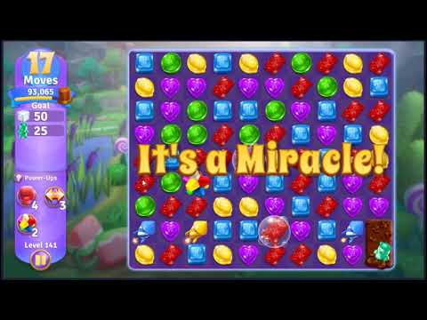 Willy Wonkas Sweet Adventure Level 141 - NO BOOSTERS 🍫 | SKILLGAMING ✔️